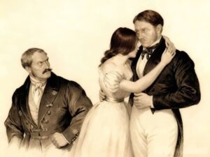 Alegoría a Narciso López, Dolores Frías y José Antonio Saco