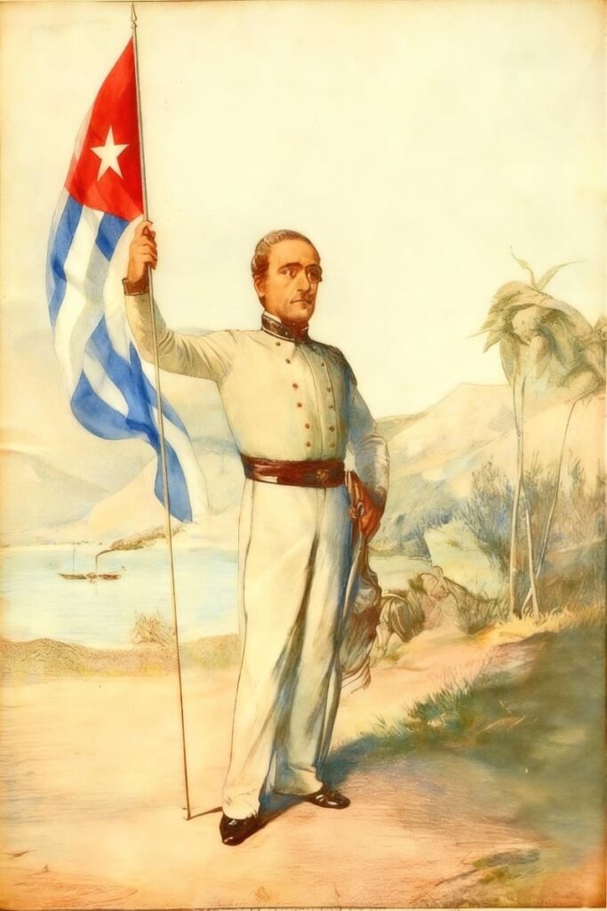 Narciso López tras desembarcar en Cuba