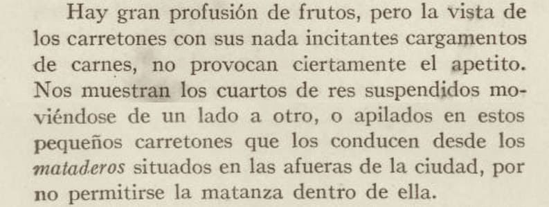 Texto de Samuel Hazard sobre la gastronomía cubana del siglo XIX (frutas, carne de res)